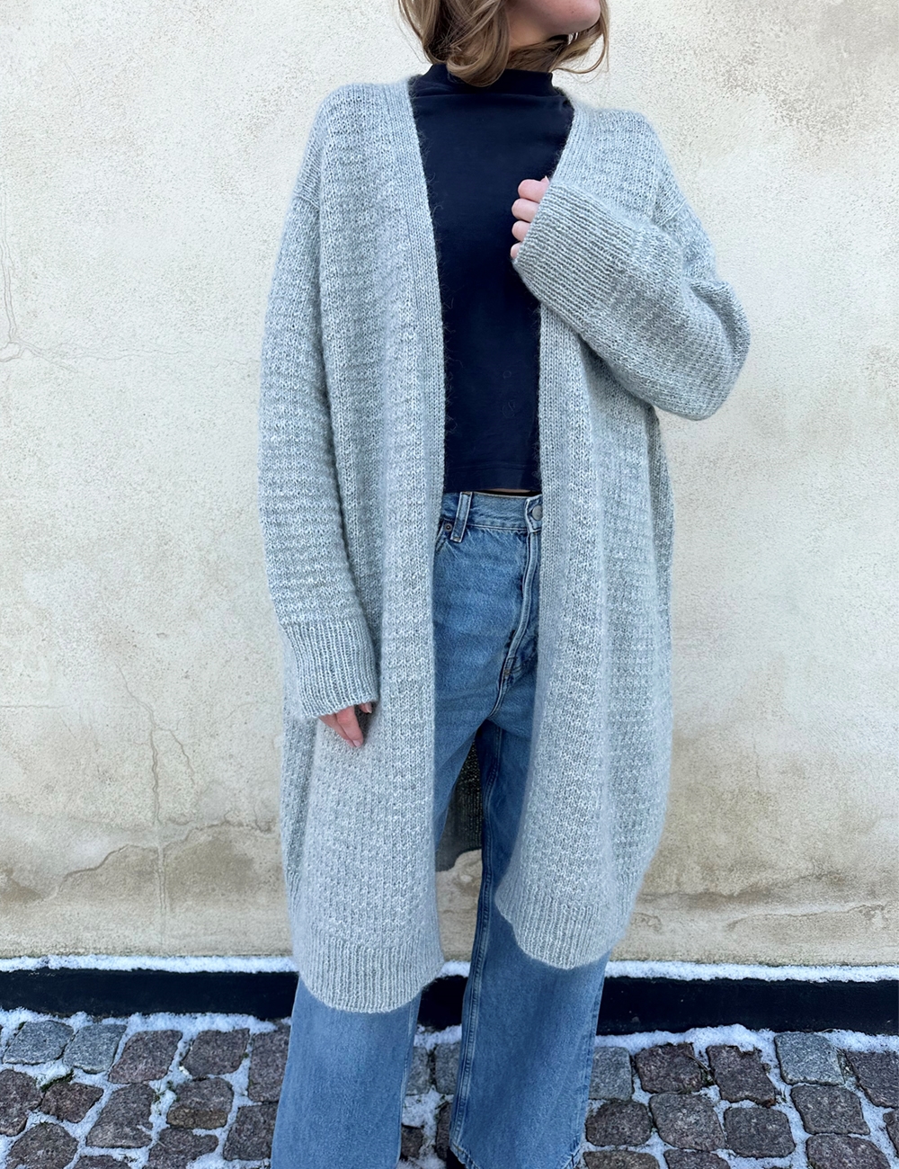 Caia Cardigan max knitting pattern - leknit (english)