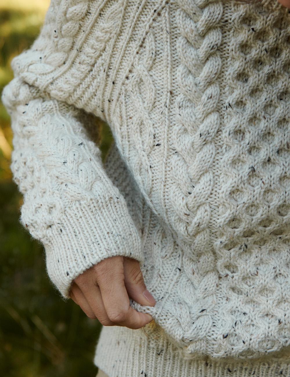 Irish knit sweater outlet patterns