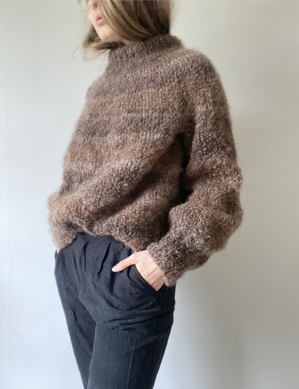 Chocolate Sweater Pattern - leKnit - Lene Holme Samsoe - (UK)