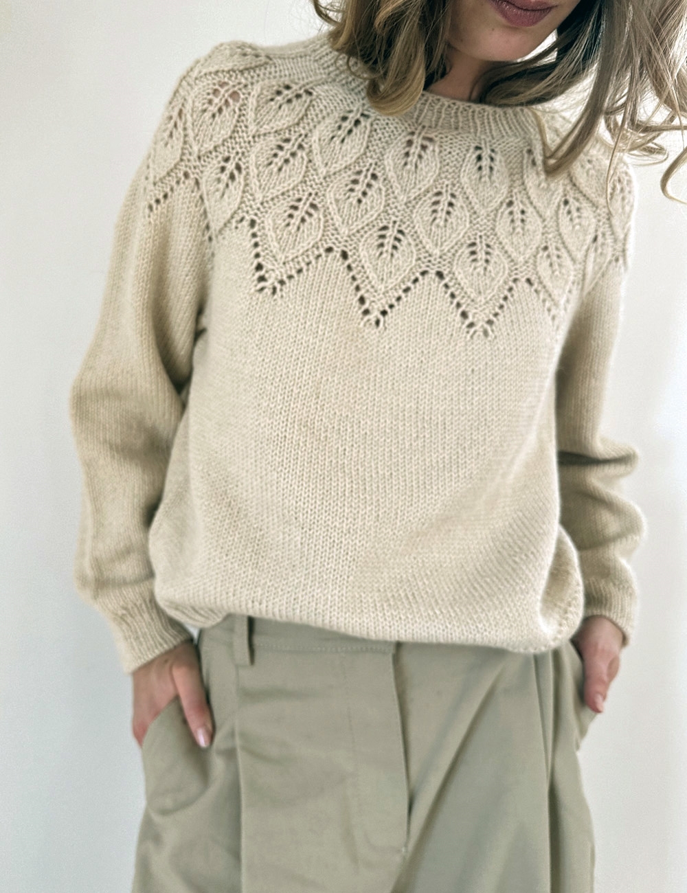 Ella Sweater knitting pattern - leKnit - Lene Holme Samsoe (english)
