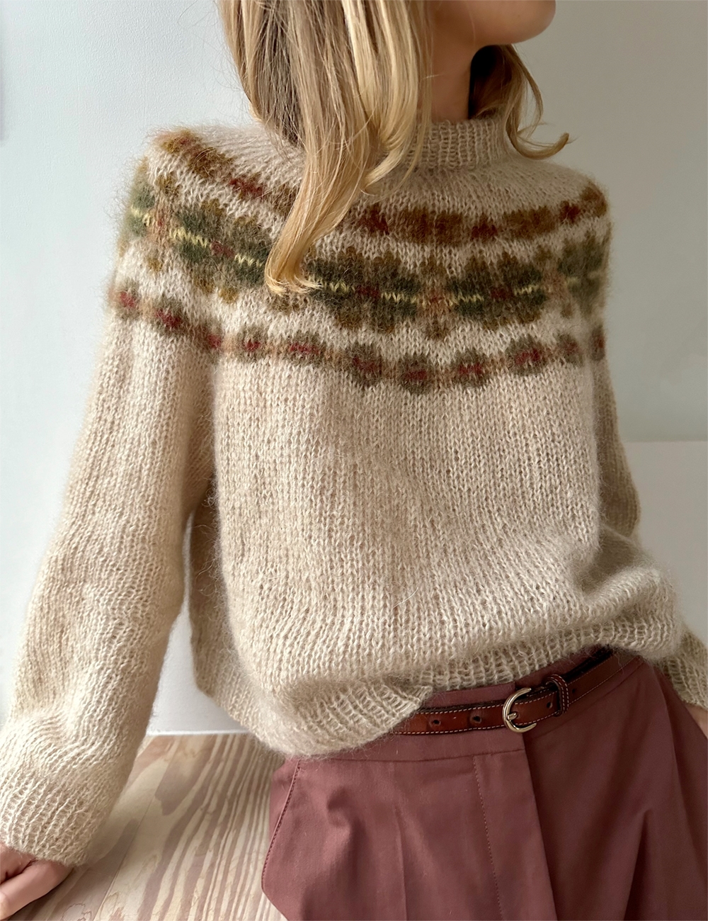 OHGA MARGARET KNIT オーガ マーガレットニット Margaret Sweater knitting pattern (english) - leknit