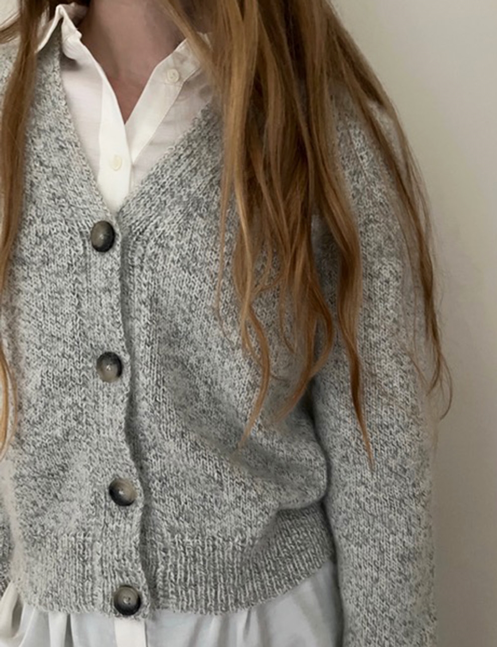 Mouliné cardigan (english)