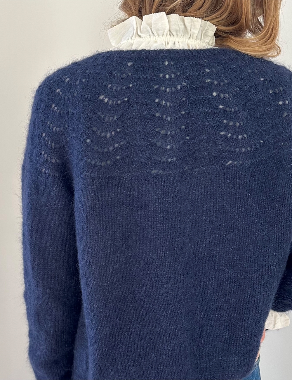 Peacock Cardigan fine knitting pattern (english) leknit