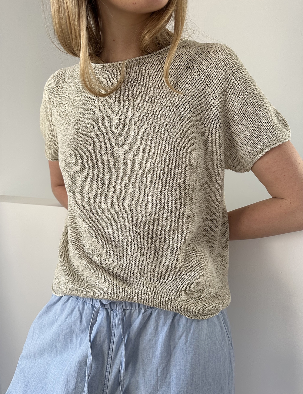 Plain Yoke Tee 22 (english)