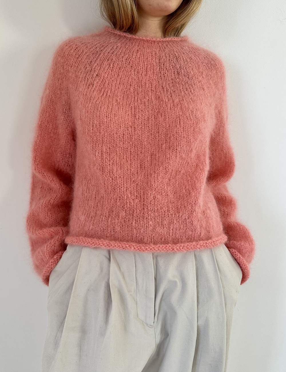 Plain Yoke Sweater (english)