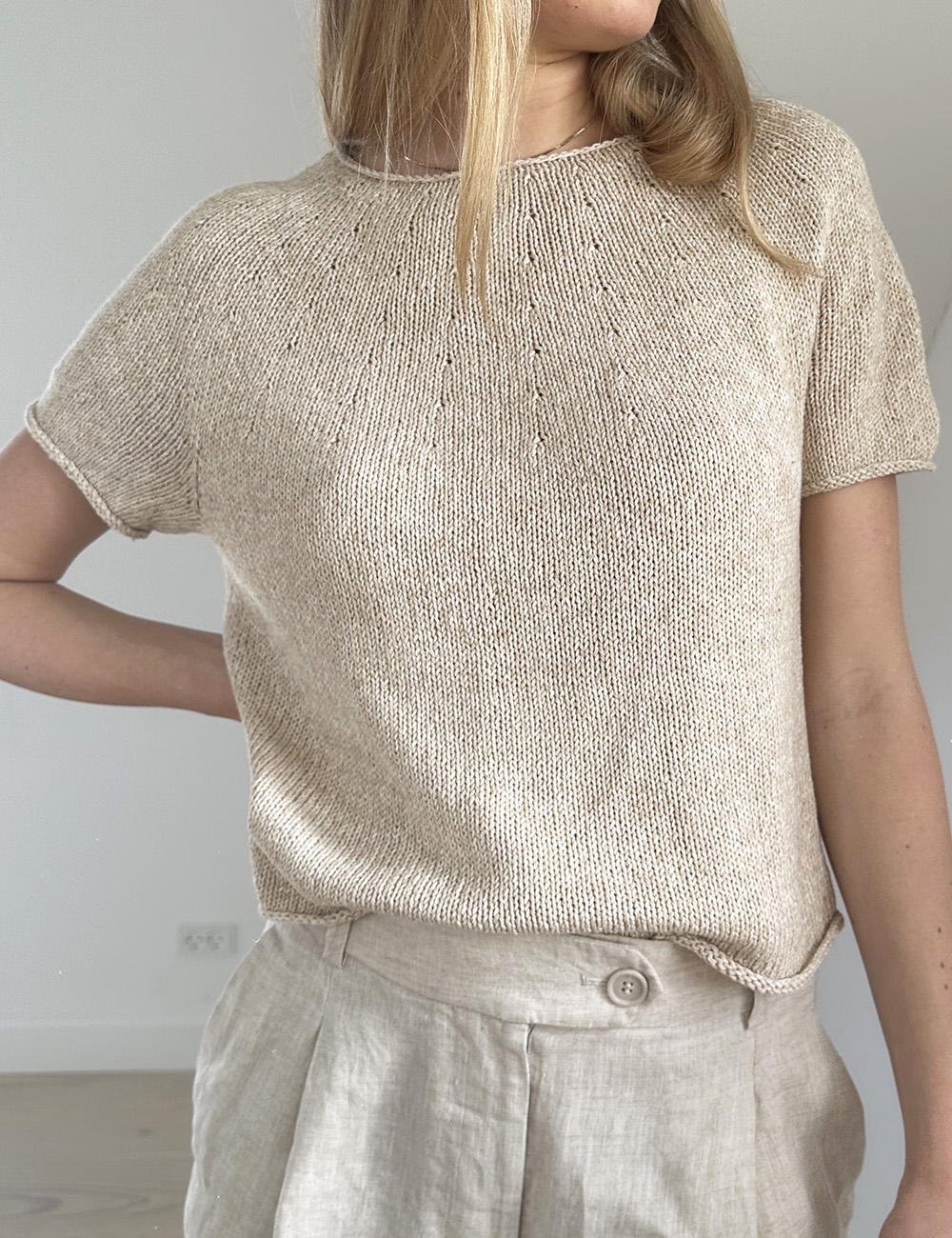 Plain Yoke Tee 20 (english)