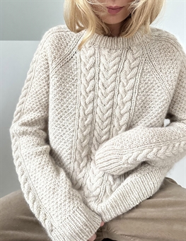 Plain Yoke sweater knitting pattern (english) - le knit