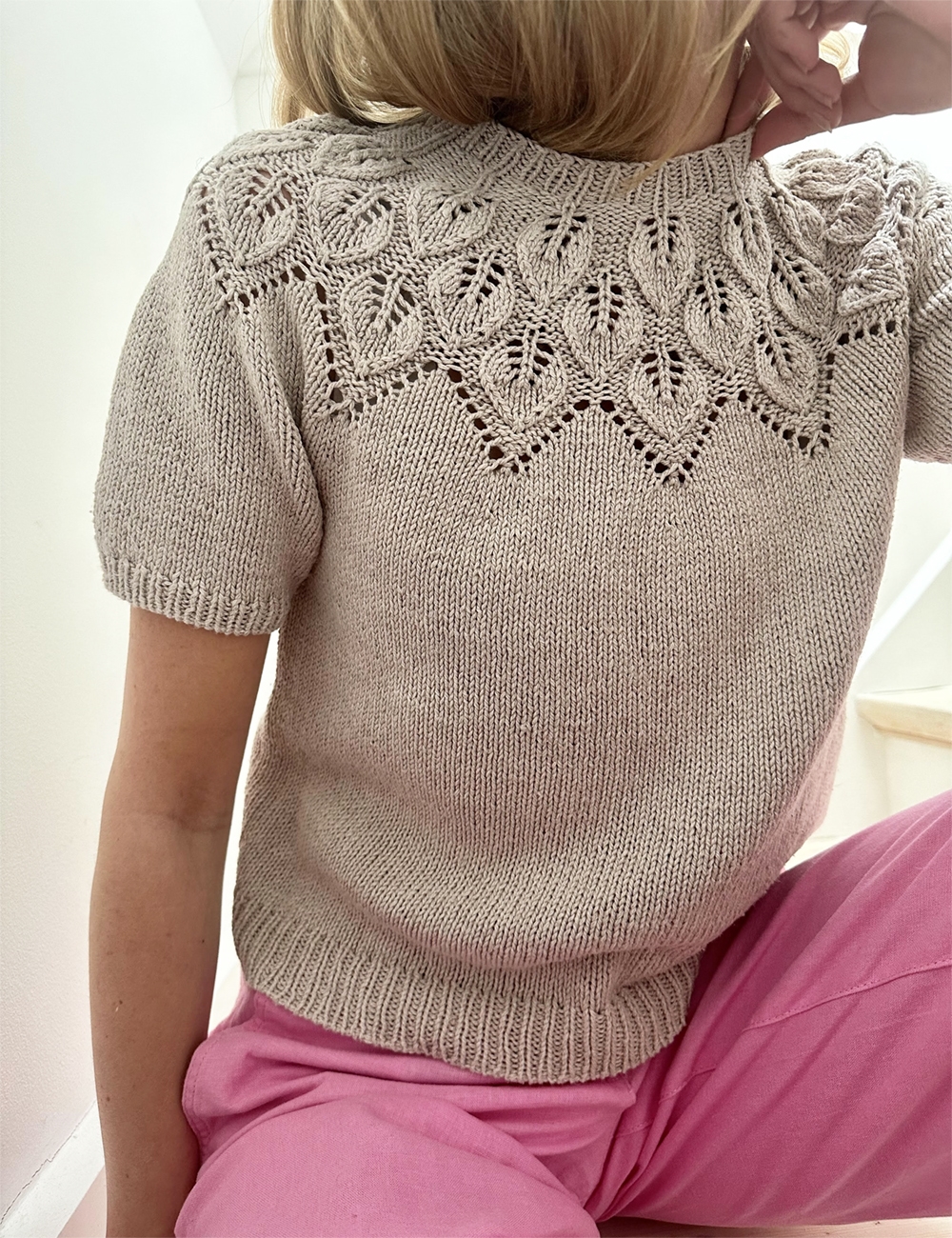 ella 完売品！ pleats design gillet ツイードフレアジレ