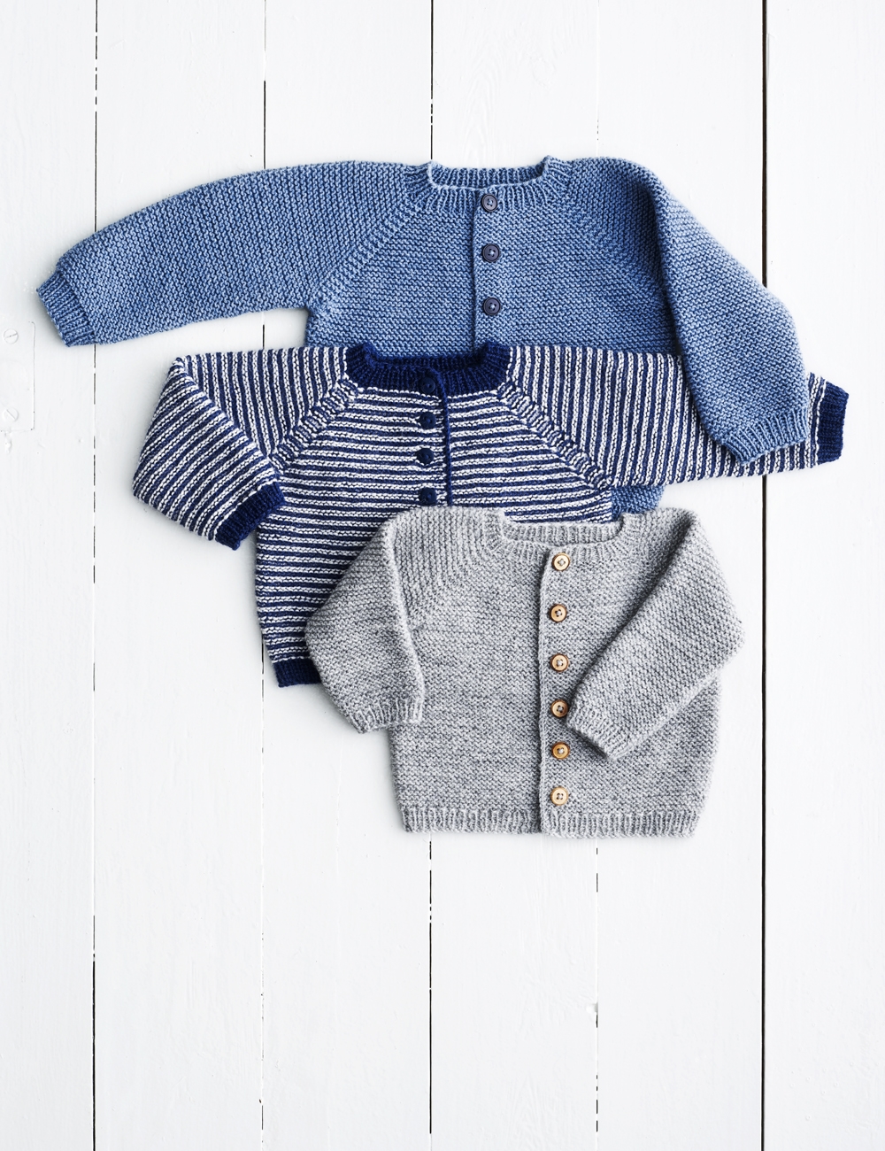 Garter stitch Cardigan (english)